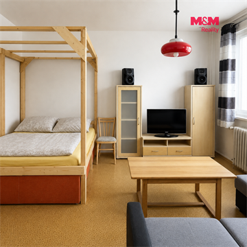 Pronájem bytu 1+1, 32 m² - 0