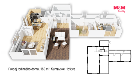 Prodej rodinného domu, 180 m² - 20