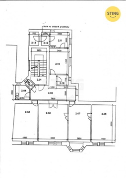 Pronájem kanceláře, 23 m² 2