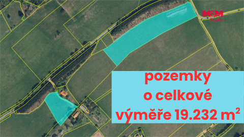 Prodej zemědělské půdy, 19 232 m² - 0