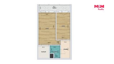 Prodej bytu 2kk, 48 m² 10