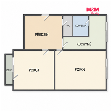 Prodej bytu 2+1, 65 m² - 2