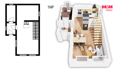Prodej chaty / chapuly, 67 m² - 10
