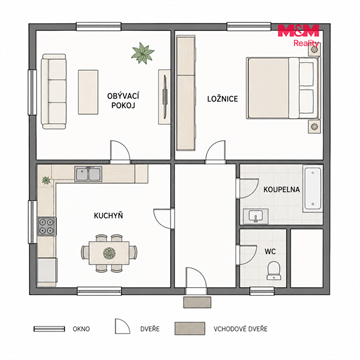 Pronájem bytu 2+1, 72 m² 8