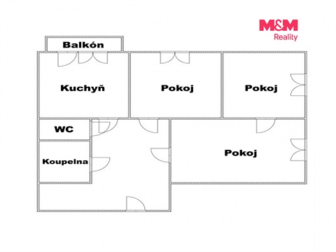 Prodej bytu 3+1, 70 m² - 4