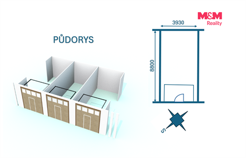 Pronájem skladu / haly, 34 m² - 10