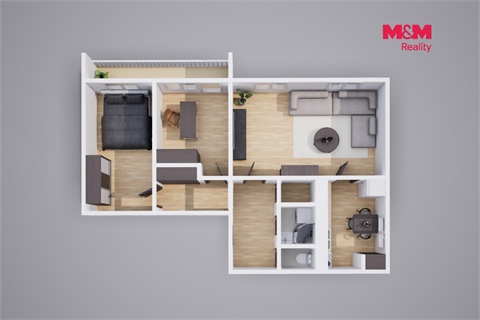 Prodej bytu 3+1, 66 m² - 16