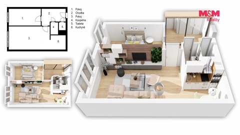 Prodej bytu 2kk, 43 m² - 20