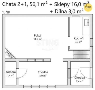 Prodej objektu, 63 m² - 14