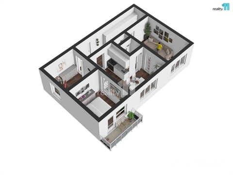 Prodej bytu 3+1, 72 m² - 0