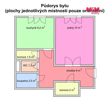 Prodej bytu 1+1, 38 m² 8