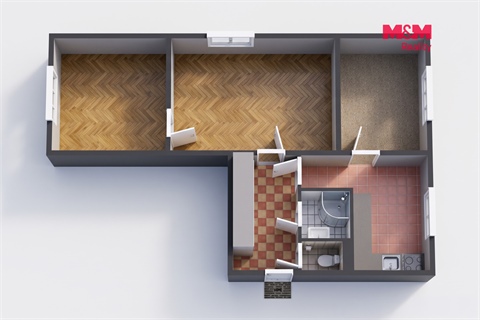 Prodej bytu 3+1, 55 m² - 6