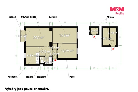 Prodej bytu 3+1, 69 m² 4