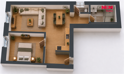 Prodej bytu 2kk, 50 m² - 6