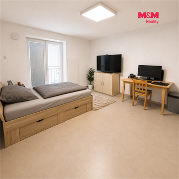 Pronájem bytu 1kk, 32 m² - 0