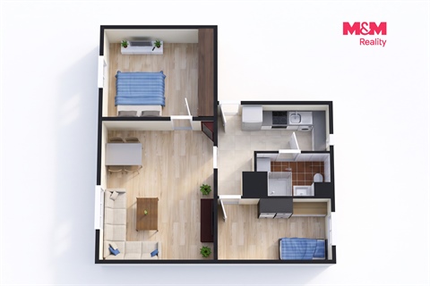 Prodej bytu 2+1, 57 m² 8
