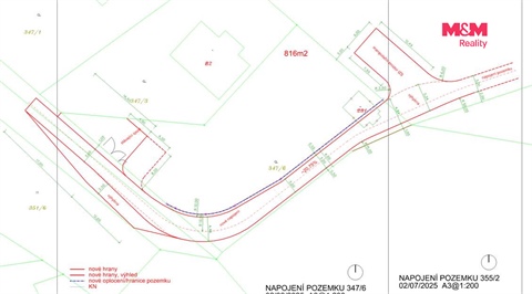 Prodej stavebního pozemku, 816 m² - 10