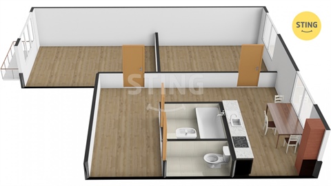 Pronájem bytu 2+1, 51 m² 12