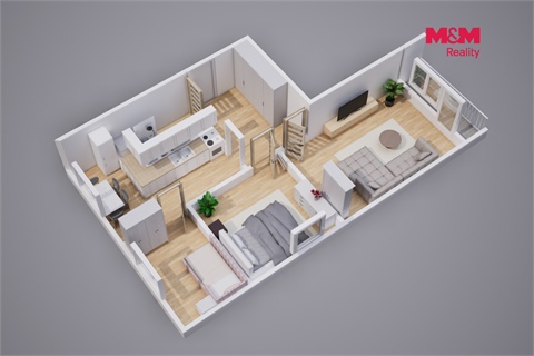 Prodej bytu 3+1, 69 m² 22