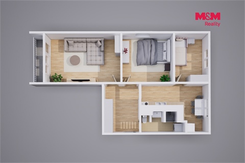 Prodej bytu 3+1, 69 m² - 20