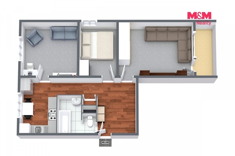 Prodej bytu 3+1, 60 m² 8