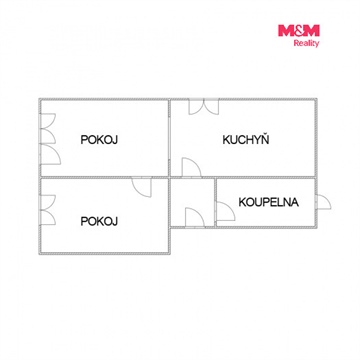 Pronájem bytu 2+1, 50 m² 8
