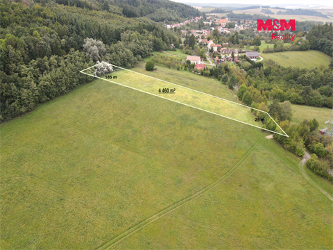 Prodej stavebního pozemku, 4 460 m² 4