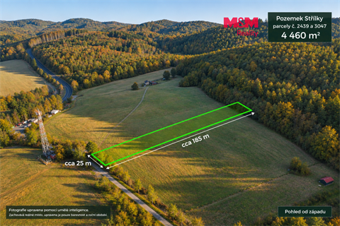 Prodej stavebního pozemku, 4 460 m² 0