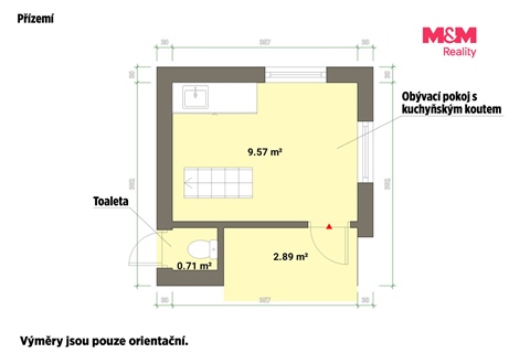 Prodej chaty / chapuly, 16 m² - 8