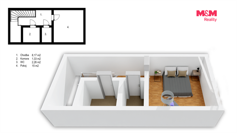 Prodej bytu 2kk, 63 m² - 14