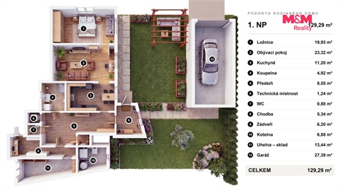 Prodej rodinného domu, 82 m² - 12