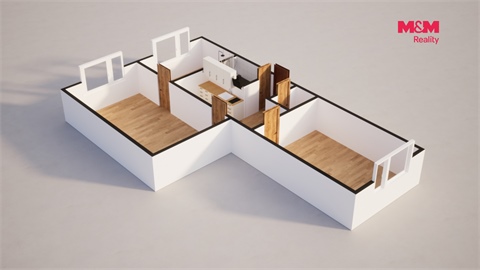 Prodej bytu 2+1, 61 m² - 2