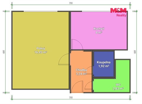 Prodej bytu 1+1, 32 m² - 10