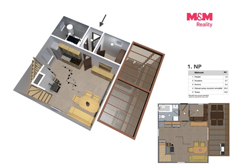 Prodej chaty / chapuly, 90 m² - 6