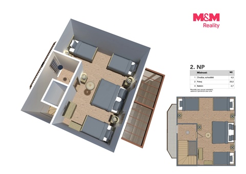 Prodej chaty / chapuly, 90 m² 8