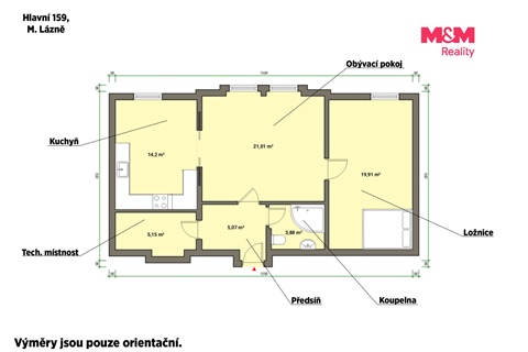 Pronájem bytu 2+1, 64 m² 4