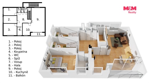 Prodej rodinného domu, 210 m² 10