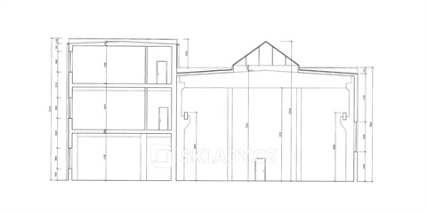 Pronájem skladu / haly, 633 m² - 0