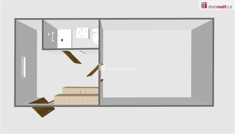 Pronájem bytu 1+1, 30 m² 8