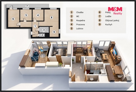 Prodej bytu 4+1, 66 m² - 2