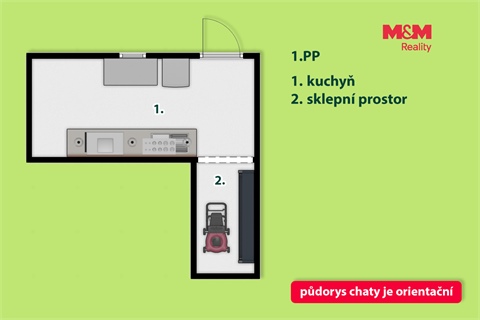 Prodej chaty / chapuly, 50 m² - 28