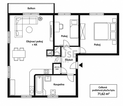 Prodej bytu 3kk, 72 m² - 8