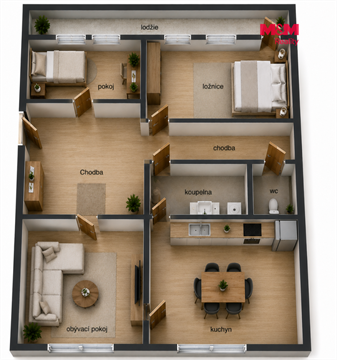 Prodej bytu 3+1, 67 m² 18