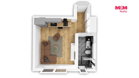 Prodej bytu 1kk, 22 m² 14