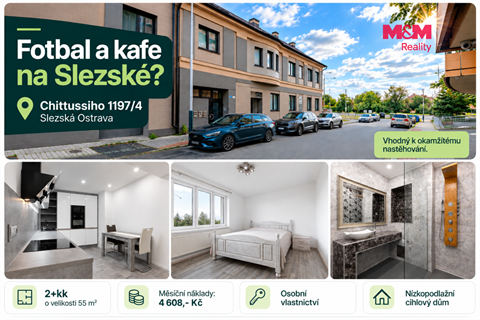 Prodej bytu 2kk, 55 m² - 0