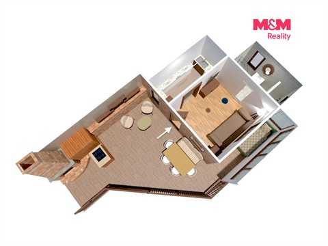 Prodej chaty / chapuly, 36 m² - 20
