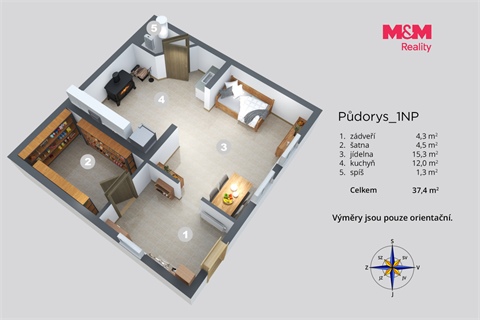 Prodej chaty / chapuly, 84 m² 24