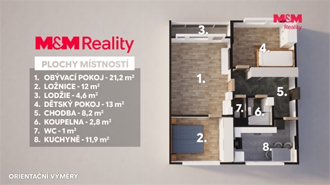 Prodej bytu 3+1, 72 m² 20