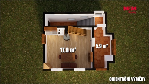 Prodej chaty / chapuly, 56 m² - 24