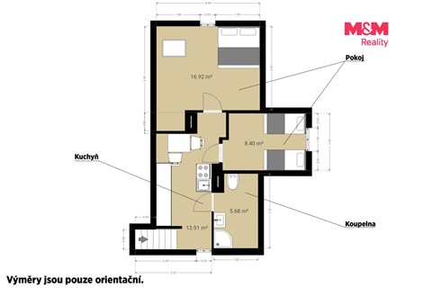 Pronájem bytu 2kk, 72 m² 12